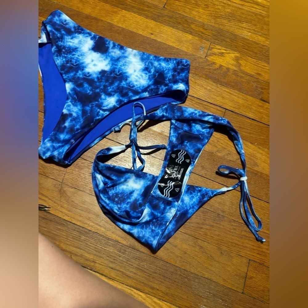 Zaful blue bathing suit